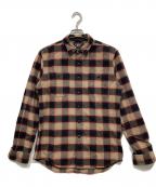 RRLダブルアールエル）の古着「FRANNEL SHIRT/フランネルチェックシャツ」｜ブラウン