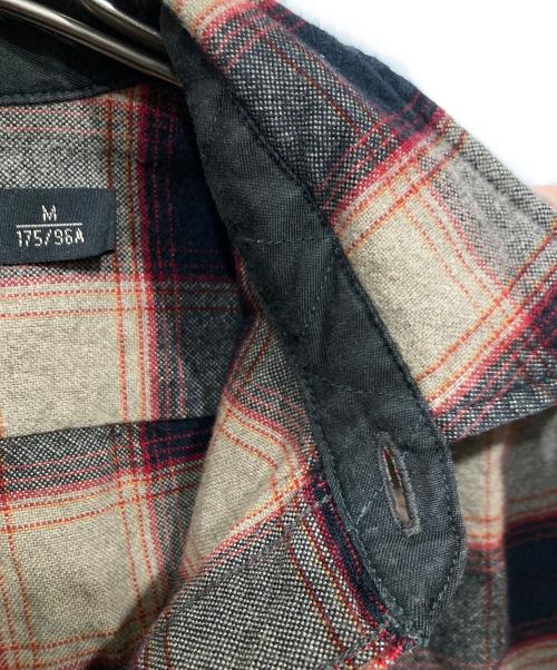 RRL（ダブルアールエル）RRL (ダブルアールエル) FRANNEL SHIRT/フランネルチェックシャツ ブラウン サイズ:M 175/96A Slim Fitの古着・服飾アイテム