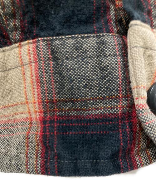 RRL（ダブルアールエル）RRL (ダブルアールエル) FRANNEL SHIRT/フランネルチェックシャツ ブラウン サイズ:M 175/96A Slim Fitの古着・服飾アイテム