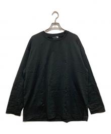 ATON（エイトン）の古着「ロングスリーブカットソー」｜ブラック