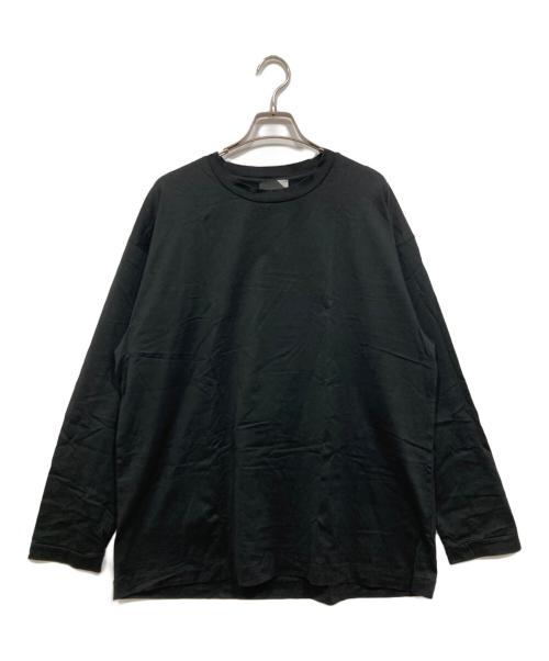 ATON（エイトン）ATON (エイトン) ロングスリーブカットソー ブラック サイズ:04の古着・服飾アイテム