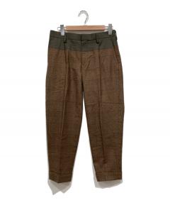 中古・古着通販】sacai (サカイ) ウールスラックス ベージュ サイズ:1