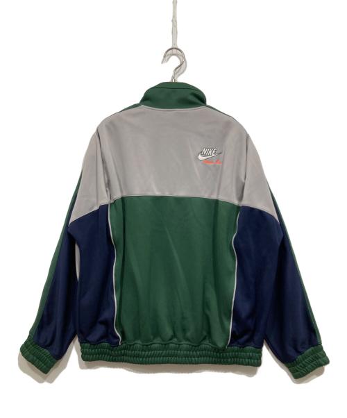 NIKE（ナイキ）NIKE (ナイキ) MARTINE ROSE (マーティン・ローズ) トラックジャケット グリーン×ネイビー サイズ:Mの古着・服飾アイテム