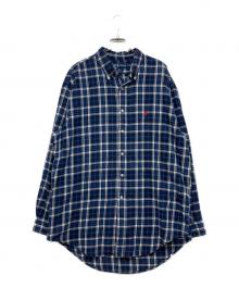RALPH LAUREN（ラルフローレン）の古着「チェクシャツ」｜ネイビー