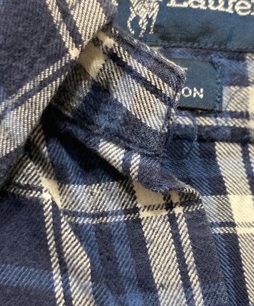 RALPH LAUREN（ラルフローレン）RALPH LAUREN (ラルフローレン) チェクシャツ ネイビー サイズ:Mの古着・服飾アイテム