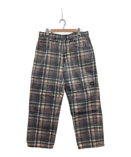 Dickies（ディッキーズ）Dickies (ディッキーズ) SUPREME (シュプリーム) Double Knee Baggy Jean グレー サイズ:32の古着・服飾アイテム