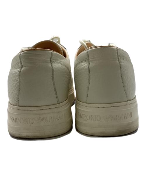 EMPORIO ARMANI（エンポリオ アルマーニ）EMPORIO ARMANI (エンポリオ アルマーニ) スニーカー ホワイト サイズ:UK9の古着・服飾アイテム