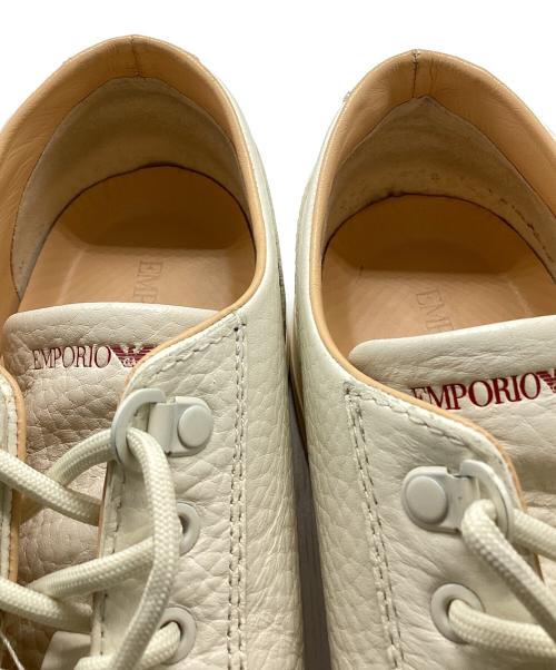 EMPORIO ARMANI（エンポリオ アルマーニ）EMPORIO ARMANI (エンポリオ アルマーニ) スニーカー ホワイト サイズ:UK9の古着・服飾アイテム