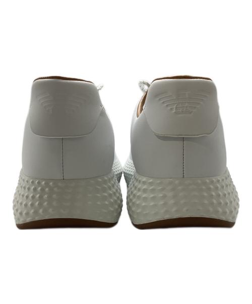 EMPORIO ARMANI（エンポリオ アルマーニ）EMPORIO ARMANI (エンポリオ アルマーニ) ボリュームローカットスニーカー ホワイト サイズ:UK10の古着・服飾アイテム