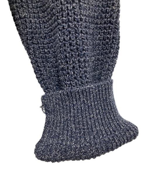 LACOSTE（ラコステ）LACOSTE (ラコステ) ヘザーカラーリングワッフルニット ネイビー サイズ:XSの古着・服飾アイテム