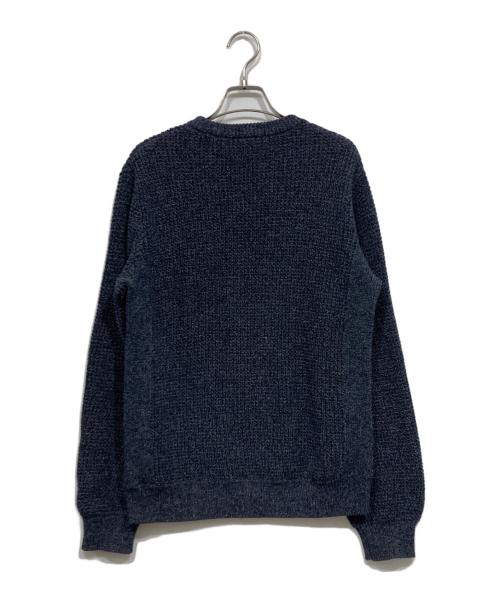 LACOSTE（ラコステ）LACOSTE (ラコステ) ヘザーカラーリングワッフルニット ネイビー サイズ:XSの古着・服飾アイテム