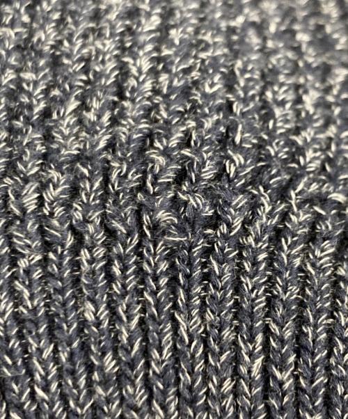 LACOSTE（ラコステ）LACOSTE (ラコステ) ヘザーカラーリングワッフルニット ネイビー サイズ:XSの古着・服飾アイテム