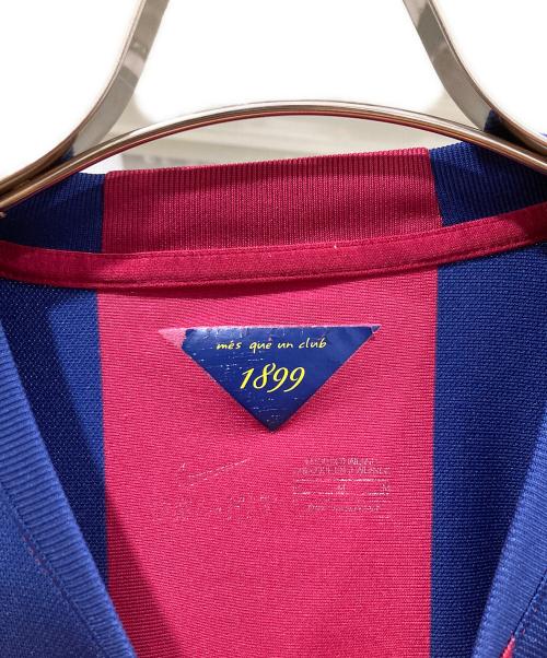 NIKE（ナイキ）NIKE (ナイキ) Barcelona 2014/15 Home Shirt / 610594-411 レッド×ネイビー サイズ:Mの古着・服飾アイテム