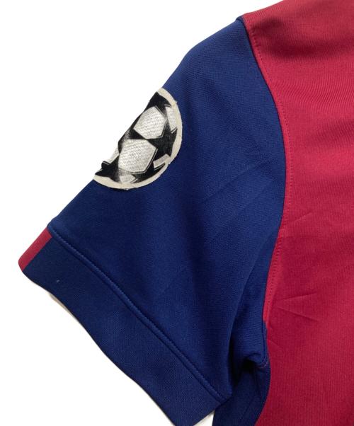 NIKE（ナイキ）NIKE (ナイキ) Barcelona 2014/15 Home Shirt / 610594-411 レッド×ネイビー サイズ:Mの古着・服飾アイテム