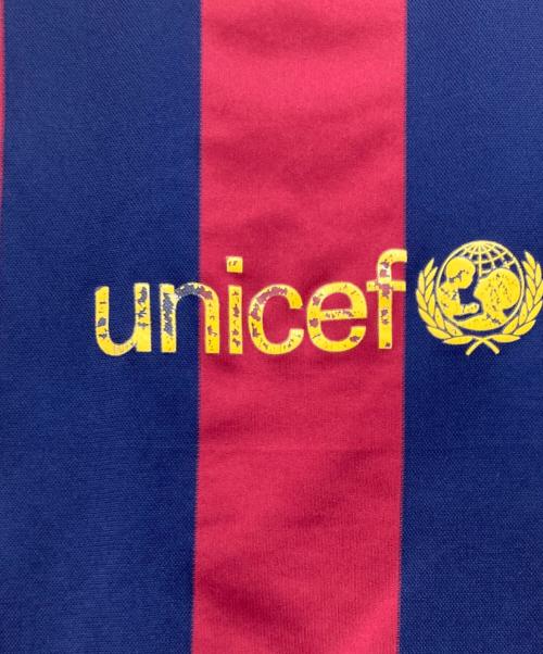 NIKE（ナイキ）NIKE (ナイキ) Barcelona 2014/15 Home Shirt / 610594-411 レッド×ネイビー サイズ:Mの古着・服飾アイテム