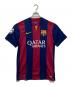 NIKE（ナイキ）の古着「Barcelona 2014/15 Home Shirt / 610594-411」｜レッド×ネイビー