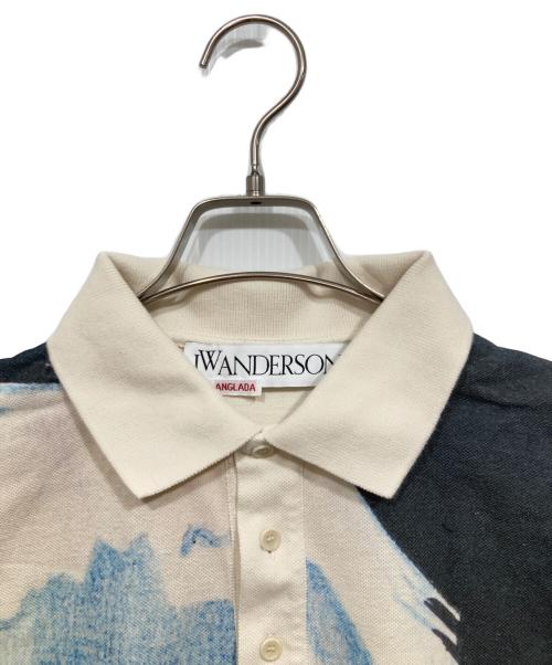 J.W.ANDERSON（ジェイダブリューアンダーソン）J.W.ANDERSON (ジェイダブリューアンダーソン) ポロシャツ / BLUE OVERSIZED POLO SHIRT アイボリー サイズ:Mの古着・服飾アイテム