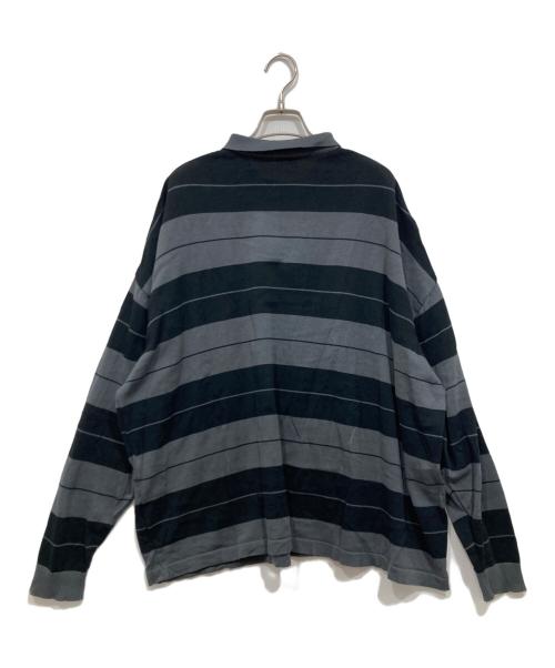 WILLY CHAVARRIA（ウィリーチャバリア）WILLY CHAVARRIA (ウィリーチャバリア) 長袖ニットポロシャツ グレー サイズ:Lの古着・服飾アイテム