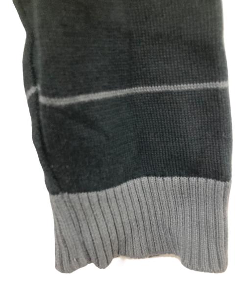 WILLY CHAVARRIA（ウィリーチャバリア）WILLY CHAVARRIA (ウィリーチャバリア) 長袖ニットポロシャツ グレー サイズ:Lの古着・服飾アイテム