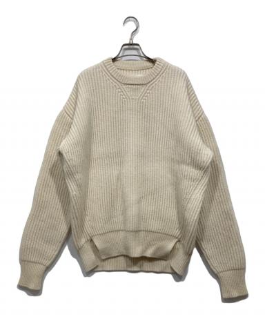 美品 24AW JIL SANDER ジルサンダー Frayed Knit Sweater セーター J03GP0156 サイズXS ホワイト レディース 古着 中古 USED JIL SANDER - 美品 24AW JIL SANDER ジルサンダー Frayed Knit Sweater
