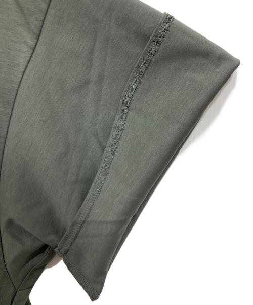 VU/vuy（ヴウ ヴウワイ）VU/vuy (ヴウ ヴウワイ) スムースコットンカットソー グリーン サイズ:2の古着・服飾アイテム