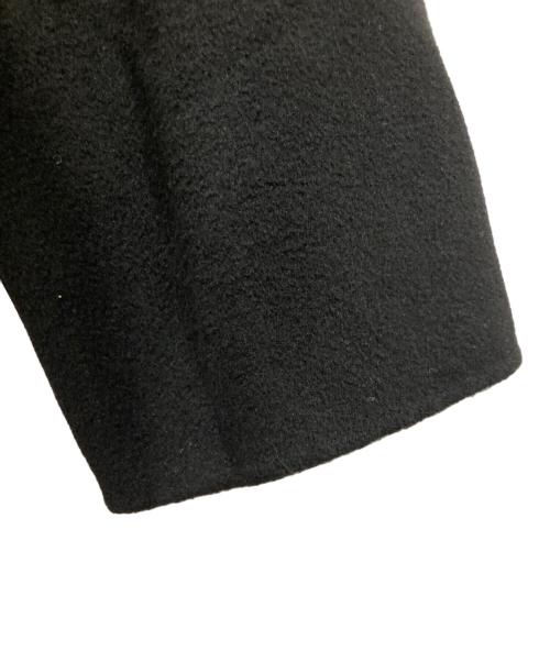 barbell object（バーベルオブジェクト）barbell object (バーベルオブジェクト) ダブルフェイスリバーウールコート / r/w off coat ブラック サイズ:2の古着・服飾アイテム