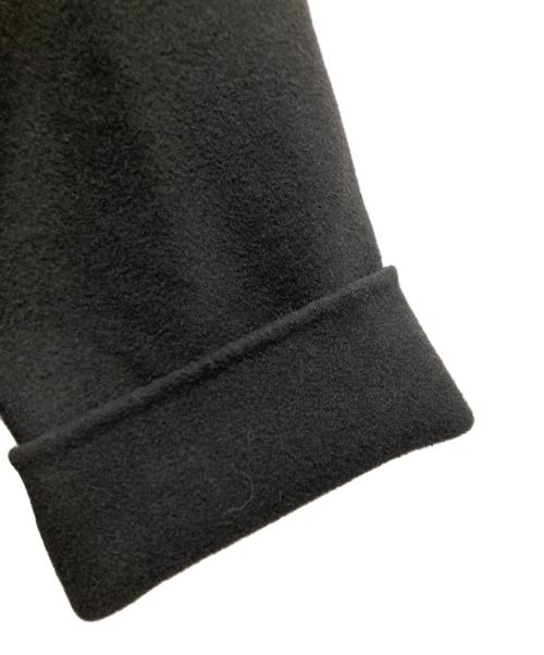 barbell object（バーベルオブジェクト）barbell object (バーベルオブジェクト) ダブルフェイスリバーウールコート / r/w off coat ブラック サイズ:2の古着・服飾アイテム