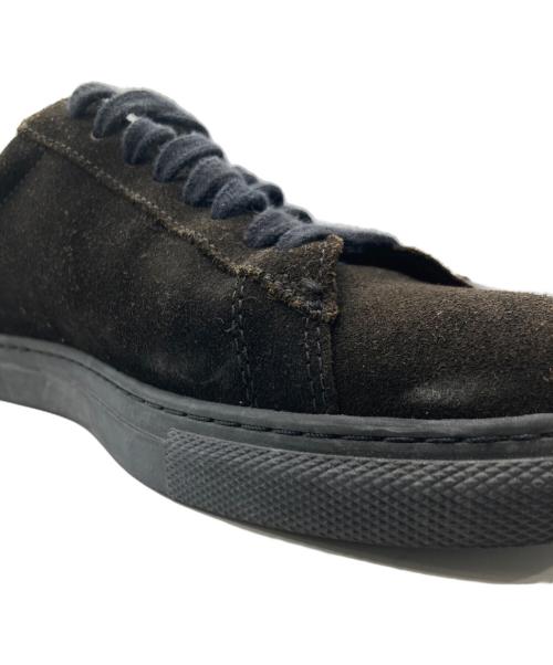 PIEVE（ピエーヴェ）PIEVE (ピエーヴェ) スウェードローカットスニーカー ブラック サイズ:40の古着・服飾アイテム