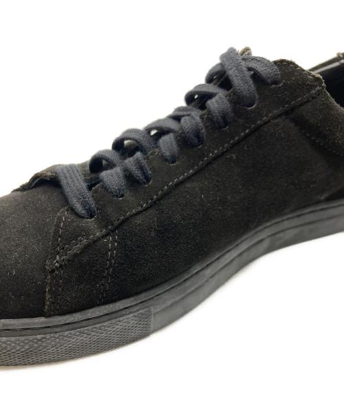 PIEVE（ピエーヴェ）PIEVE (ピエーヴェ) スウェードローカットスニーカー ブラック サイズ:40の古着・服飾アイテム