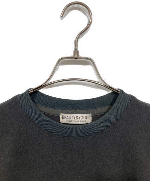 BEAUTY&YOUTH（ビューティーアンドユース）BEAUTY&YOUTH (ビューティーアンドユース) アジャストクルーネックロングスリーブ グレー サイズ:Mの古着・服飾アイテム