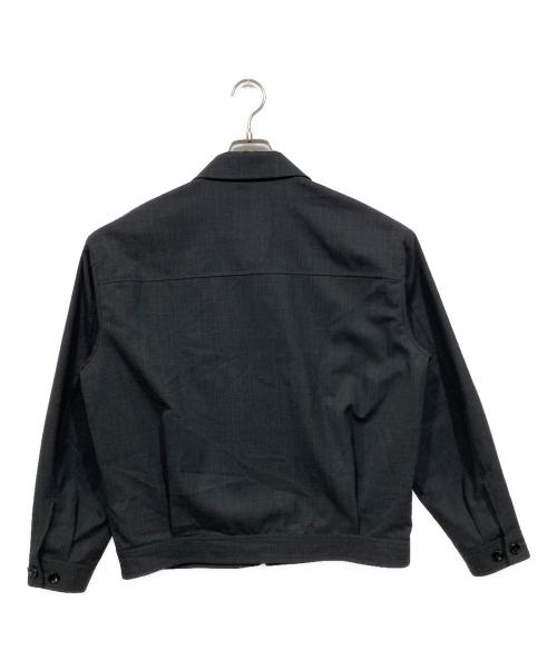 nano・universe（ナノ・ユニバース）nano・universe (ナノ・ユニバース) カルゼハリントンジャケット グレー サイズ:Mの古着・服飾アイテム