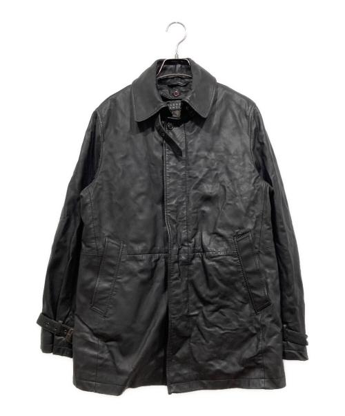 BARNEYS NEWYORK（バーニーズ・ニューヨーク）BARNEYS NEWYORK (バーニーズ・ニューヨーク) ライナー付きラムレザージャケット ダークブラウン サイズ:Lの古着・服飾アイテム