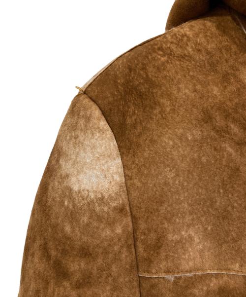 Band of Outsiders（バンドオブアウトサダーズ）Band of Outsiders (バンドオブアウトサダーズ) ムートンジャケット ブラウン サイズ:US　3の古着・服飾アイテム