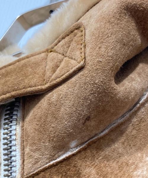 Band of Outsiders（バンドオブアウトサダーズ）Band of Outsiders (バンドオブアウトサダーズ) ムートンジャケット ブラウン サイズ:US　3の古着・服飾アイテム