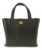 COACHコーチ）の古着「2WAYショルダーバッグ/ウィロウ トート 24」｜ブラック