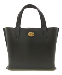 COACH（コーチ）の古着「2WAYショルダーバッグ/ウィロウ トート 24」｜ブラック