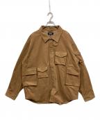 MODMNTモドメント）の古着「Corduroy Utility CPO Shirt/コーデュロイ」｜ベージュ