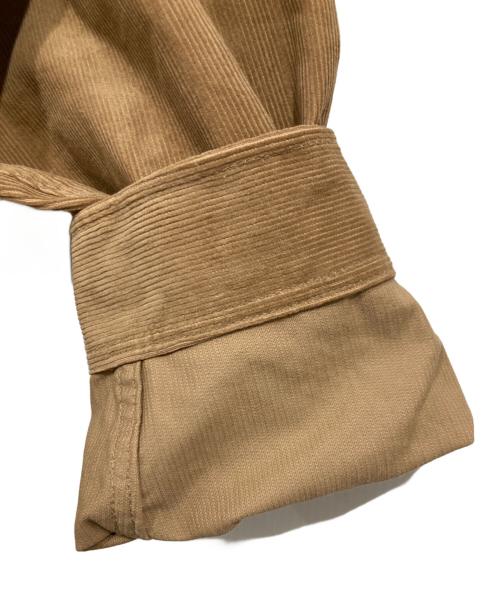 MODMNT（モドメント）MODMNT (モドメント) Corduroy Utility CPO Shirt/コーデュロイ ベージュ サイズ:XLの古着・服飾アイテム