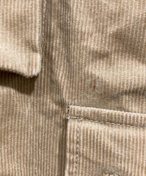 MODMNT（モドメント）MODMNT (モドメント) Corduroy Utility CPO Shirt/コーデュロイ ベージュ サイズ:XLの古着・服飾アイテム