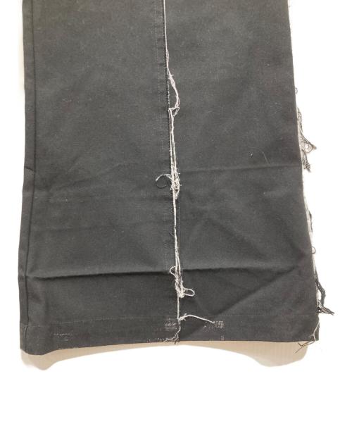 seyto（セイト）seyto (セイト) ダメージラインフレアパンツ ブラック サイズ:3の古着・服飾アイテム