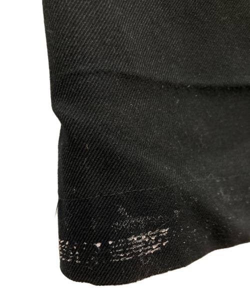seyto（セイト）seyto (セイト) ダメージラインフレアパンツ ブラック サイズ:3の古着・服飾アイテム