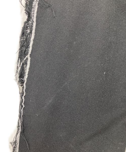 seyto（セイト）seyto (セイト) ダメージラインフレアパンツ ブラック サイズ:3の古着・服飾アイテム