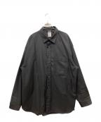 ZARA×MAISON SPECIALザラ×メゾンスペシャル）の古着「長袖シャツ」｜ブラック