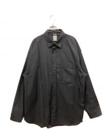 ZARA×MAISON SPECIAL（ザラ×メゾンスペシャル）の古着「長袖シャツ」｜ブラック