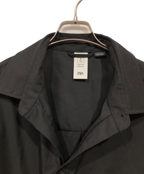 ZARA（ザラ）ZARA (ザラ) MAISON SPECIAL (メゾンスペシャル) 長袖シャツ ブラック サイズ:Ｍの古着・服飾アイテム