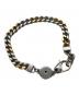 DIESEL (ディーゼル) チェーンブレスレット シルバー：8000円