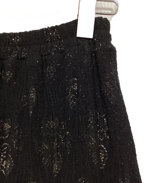 merry jenny（メリージェニー）merry jenny (メリージェニー) ROSEレースカットティアードスカート ブラック サイズ:Fの古着・服飾アイテム
