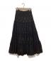 merry jenny (メリージェニー) ROSEレースカットティアードスカート ブラック サイズ:F：4000円