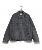 PUBLIC TOKYOパブリックトウキョウ）の古着「エバークリースデニムジャケット」｜グレー