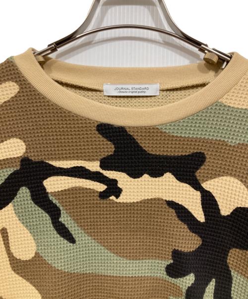 JOURNAL STANDARD（ジャーナルスタンダード）JOURNAL STANDARD (ジャーナルスタンダード) TCサーマル ロンT/カモフラ ベージュ サイズ:Lの古着・服飾アイテム